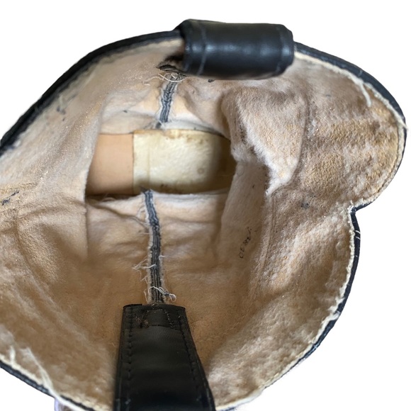 Roy Cooper black round toe roping boots 9.5 D WM 8830 MEN - Picture 9 of 10